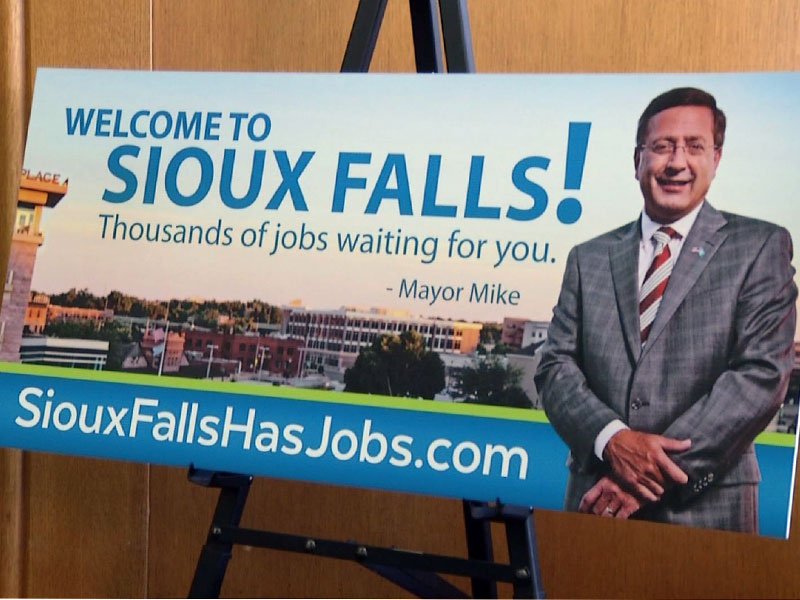 How do you find a job in Sioux Falls?
