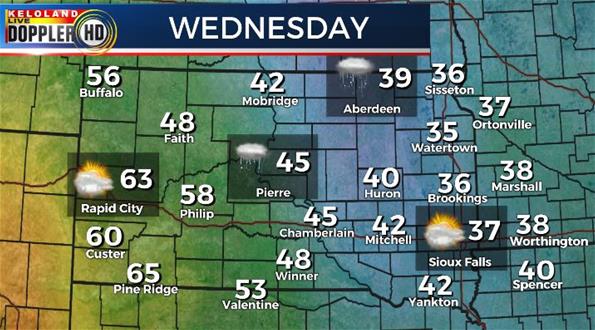 Wednesday South Dakota weather forecast Wednesday South Dakota weather forecast